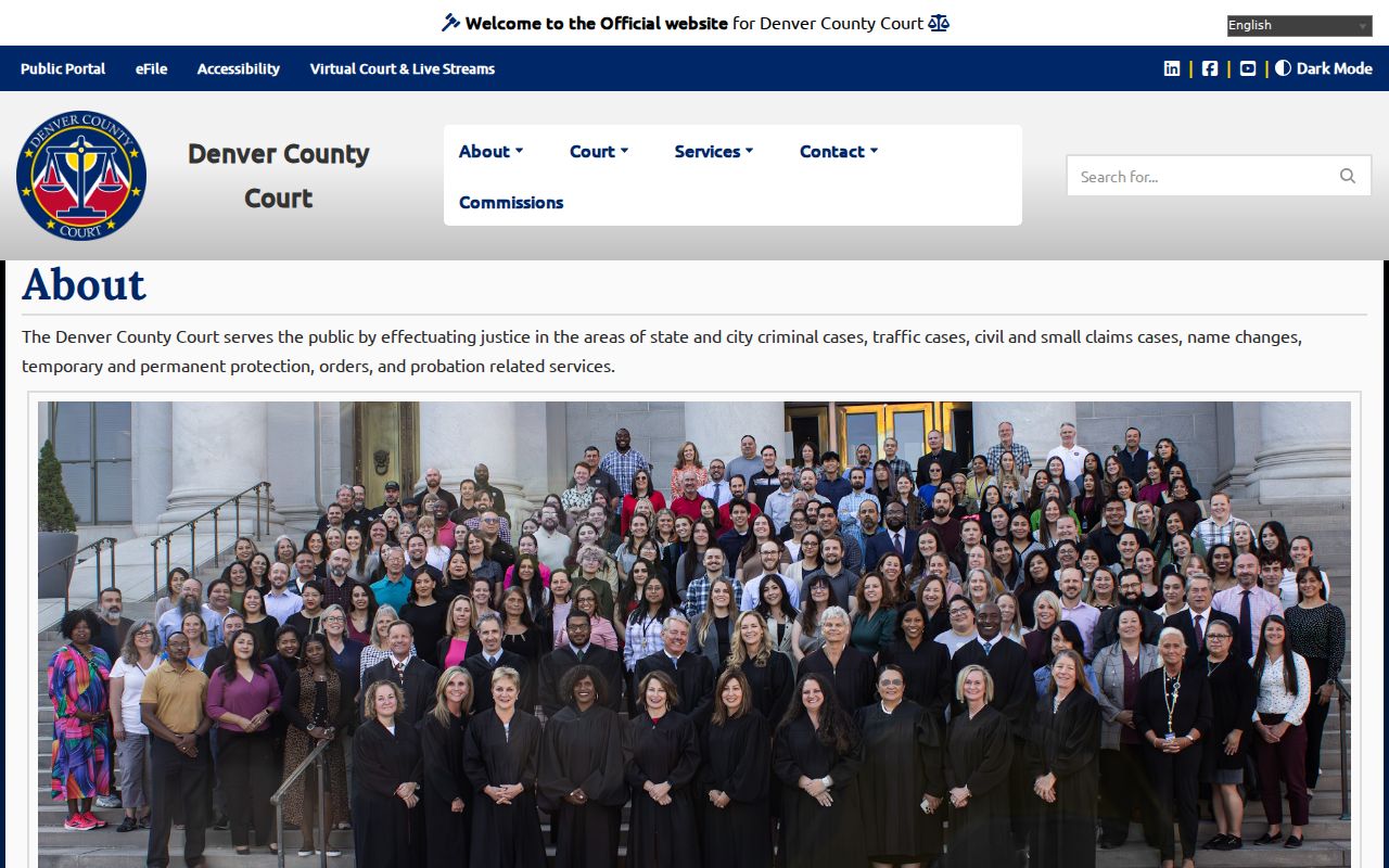 Denver court docket and Denver County Court history